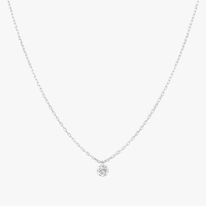 Voguue Elegance: Silver Zircon Necklace - Voguue Oficial