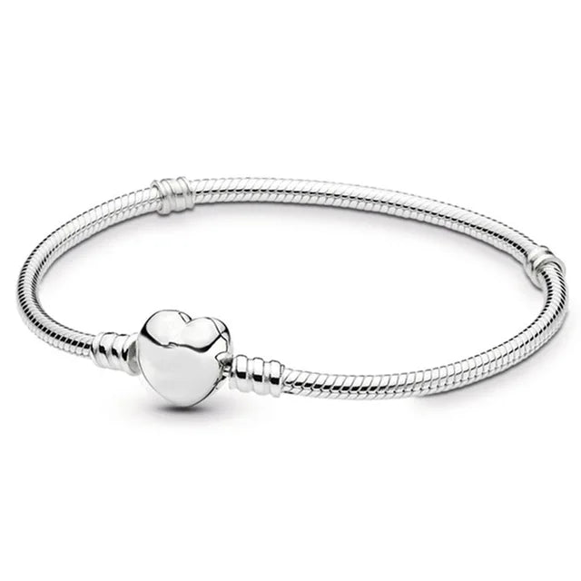 Voguue Love Charm Silver Bracelet